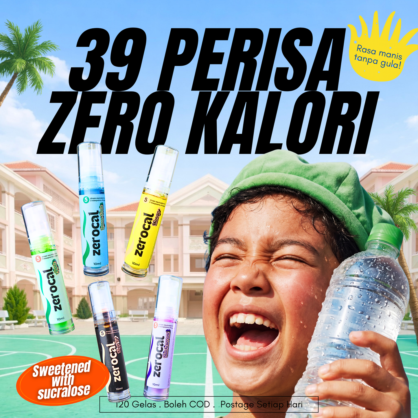 39 Perisa Pemanis Tanpa Gula & Tanpa Kalori Berperisa Buah