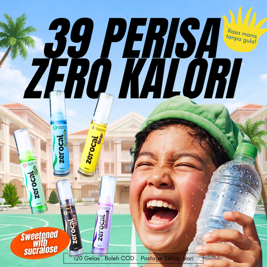 39 Perisa Pemanis Tanpa Gula & Tanpa Kalori Berperisa Buah