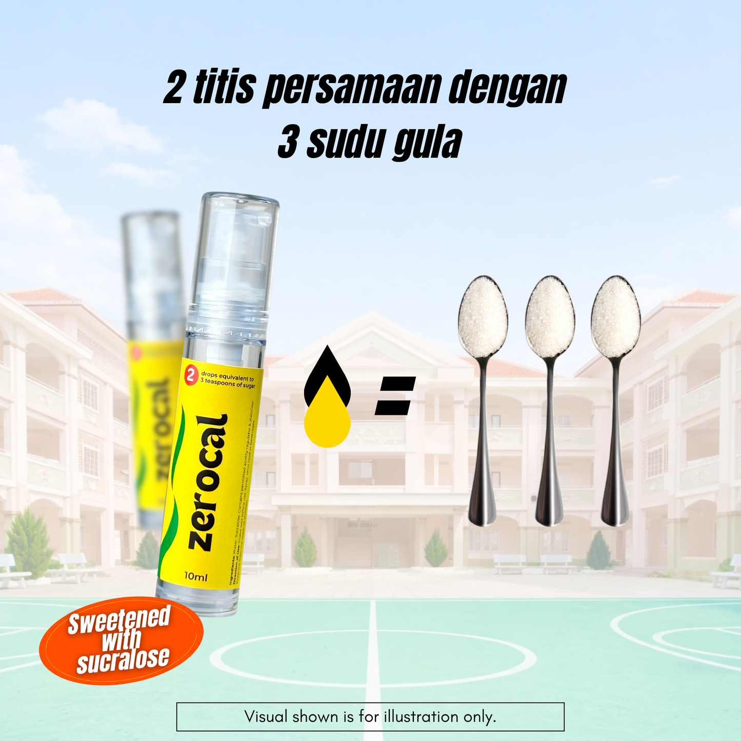 39 Perisa Pemanis Tanpa Gula & Tanpa Kalori Berperisa Buah