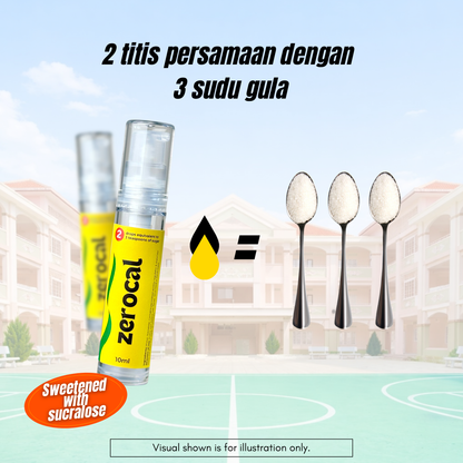 39 Perisa Pemanis Tanpa Gula & Tanpa Kalori Berperisa Buah