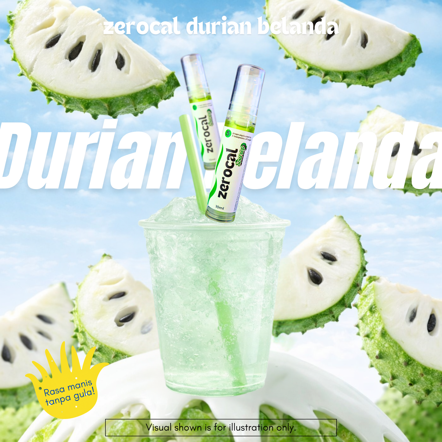 39 Perisa Pemanis Tanpa Gula & Tanpa Kalori Berperisa Buah